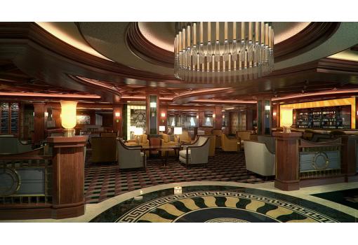 El Wheelhouse Lounge es un clásico de los buques Princess